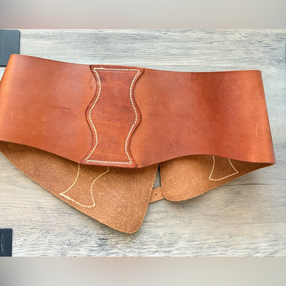 Ralph Lauren Brown Leather Belt - Picture 2 of 4